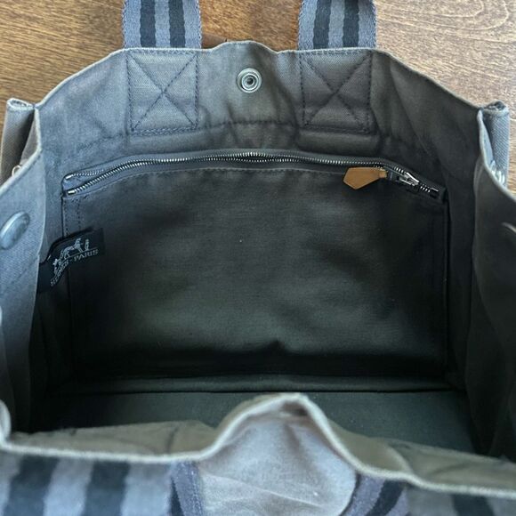 Hermes Canvas PM Herline Tote Grey - Picture 4 of 15
